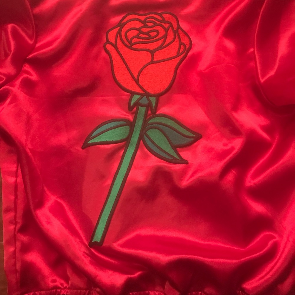 BIG BUD PRESS ROSE BOMBER JACKET